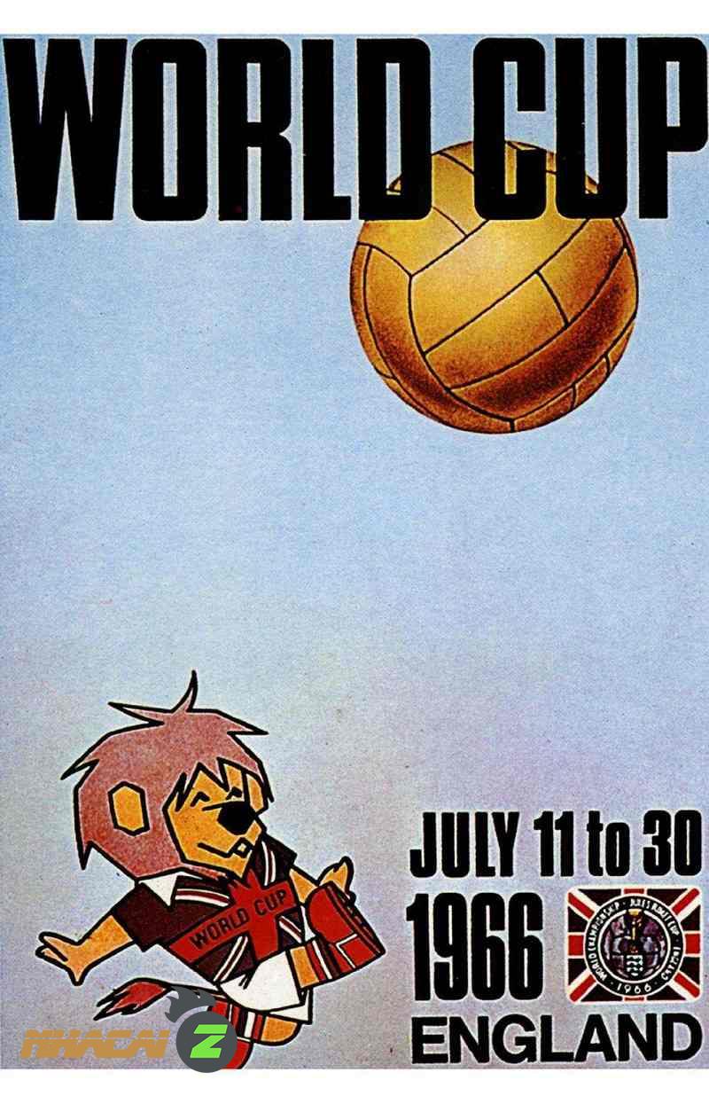 Chú sư tử Willie hình ảnh linh vật World Cup posters được tổ chức tại anh vào năm 1966