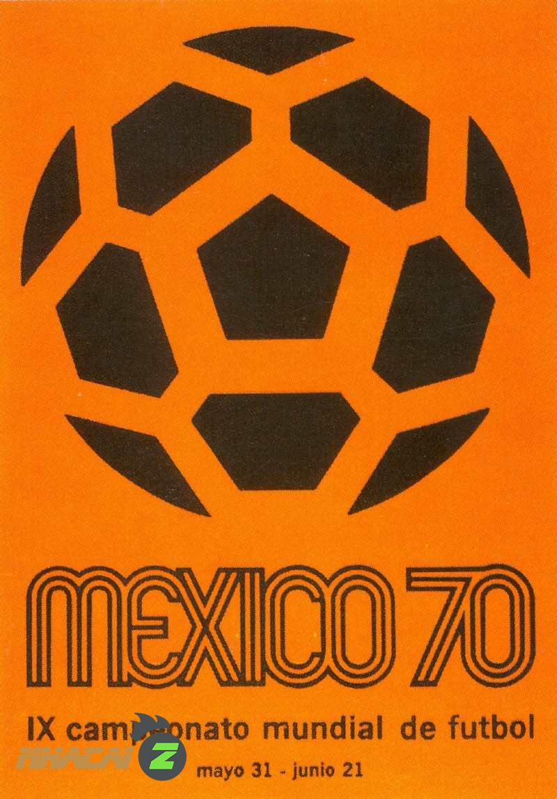 Poster World Cup năm 1970 diễn ra tại Mexico